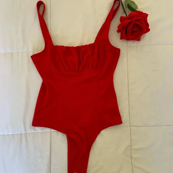 Capulet Mallory red bodysuit - Picture 4 of 8